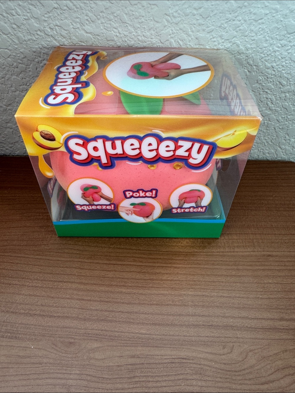 Squeezy Peach Squishy Sensory Toy